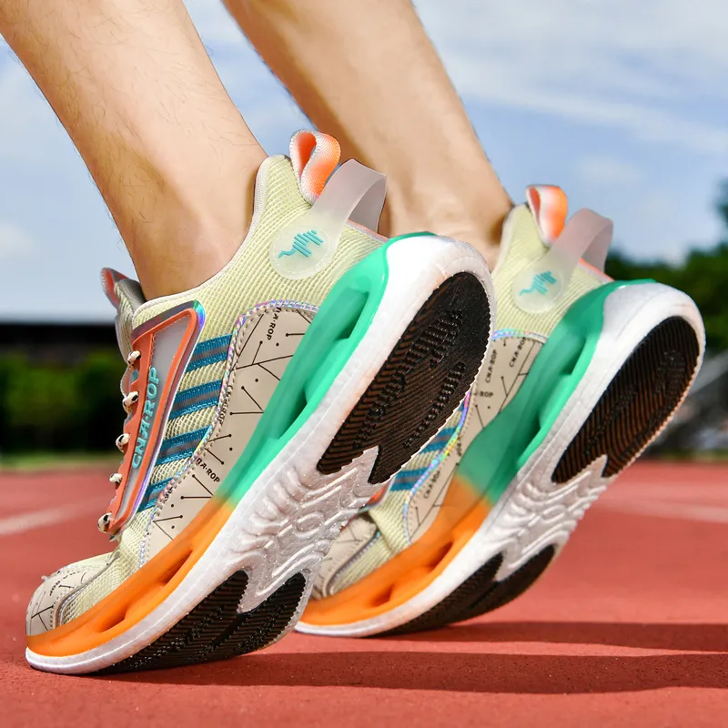 Pilot The Camel Abrasion Resistant Breathable Coverage Low Top Sprint Running Shoes Men's-20