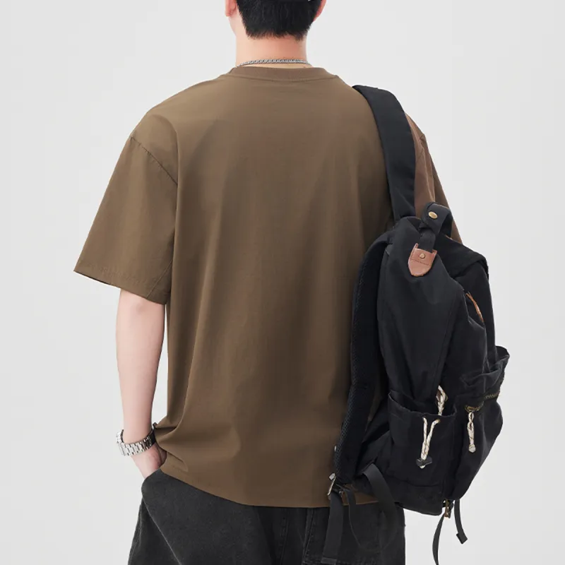 Pilot the camel T Shirts Men-6