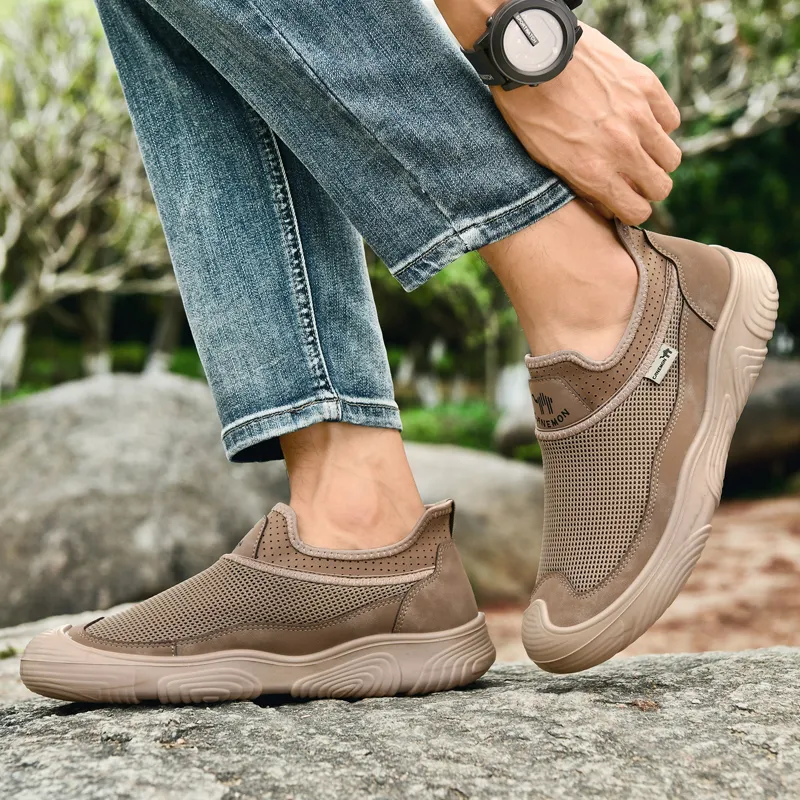 Pilot The Camel Slip Resistant And Abrasion Resistant Coverage Low Top Casual Shoes Men's-12