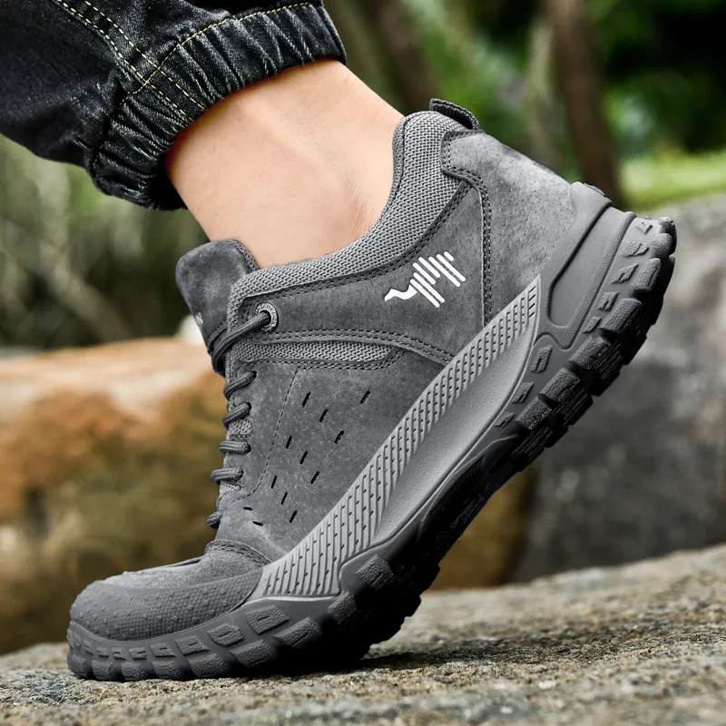 Pilot The Camel Anti-Slip And Wear-Resistant Coverage Low-Top Hiking Shoes Men's-26