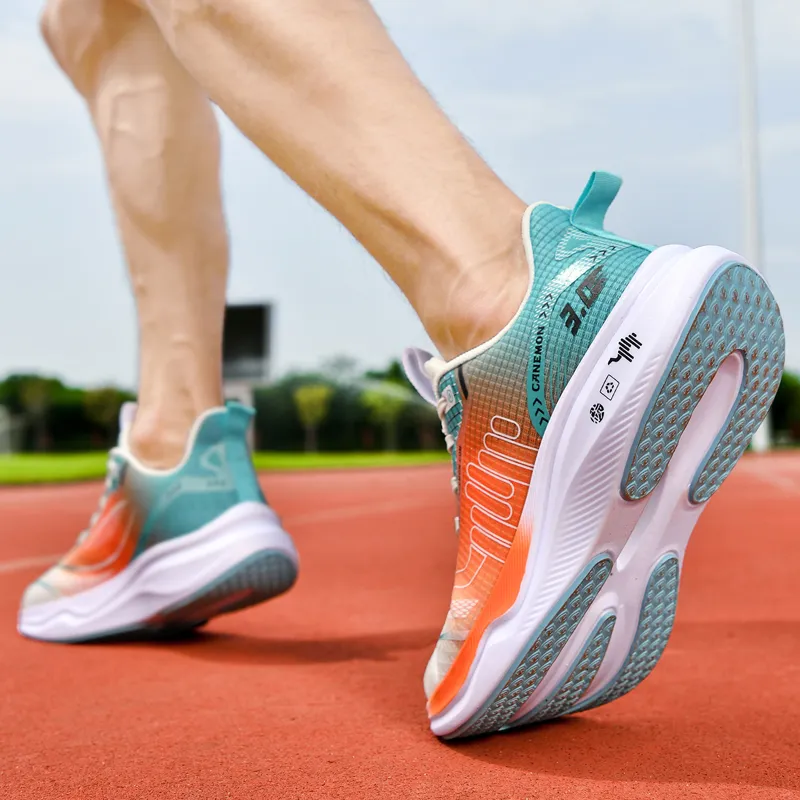 Pilot The Camel Slip-Resistant Breathable Coverage Low-Top Sprint Running Shoes Men's-5