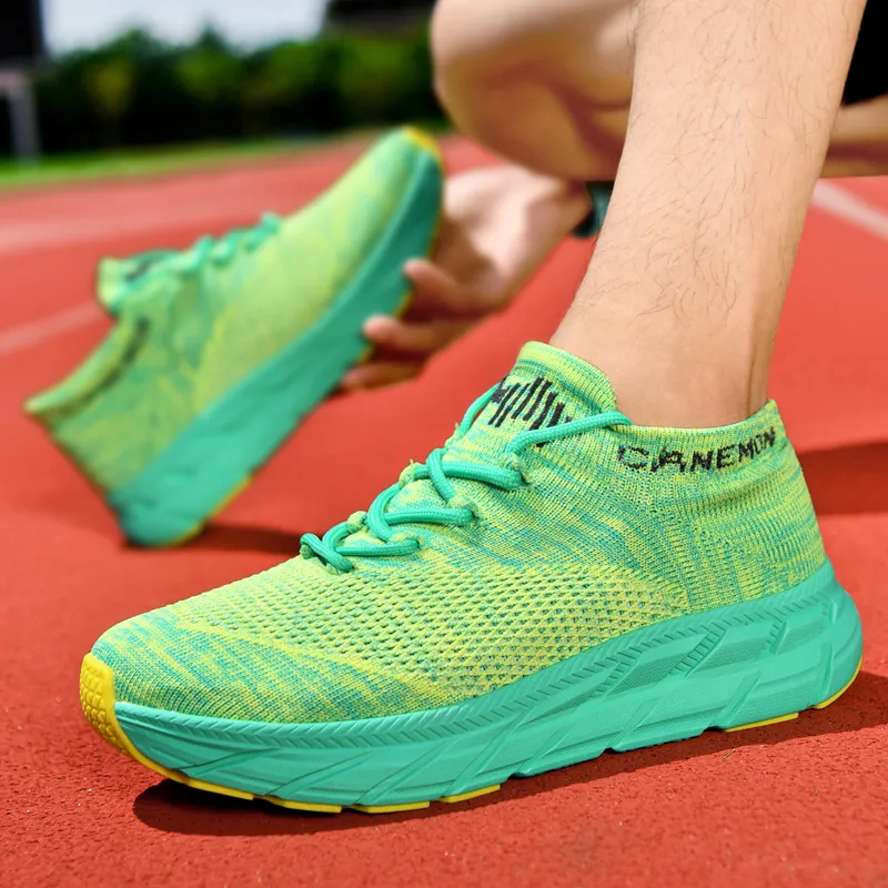 Pilot The Camel Slip Resistant And Breathable Coverage Mid Top Sprint Running Shoes Men's-21