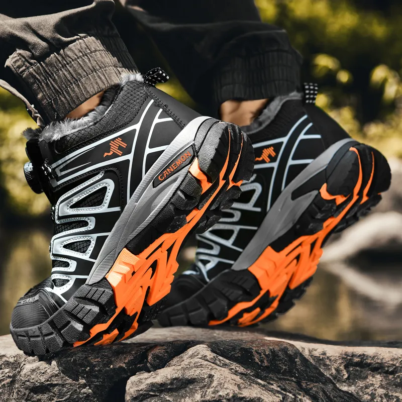 Pilot The Camel Anti-Slip And Wear-Resistant Lightweight Mid-Top Hiking Trekking Shoes Men's-5