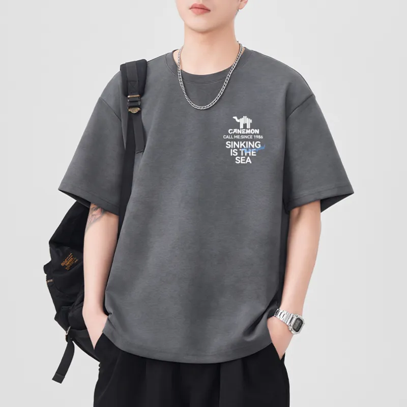 Pilot the camel T Shirts Men-2