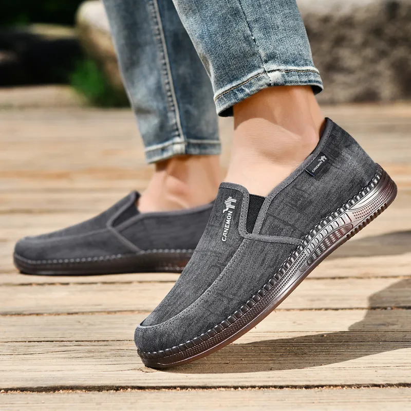 Pilot The Camel Abrasion Resistant Coverage Low Top Casual Shoes Men's Gray-5