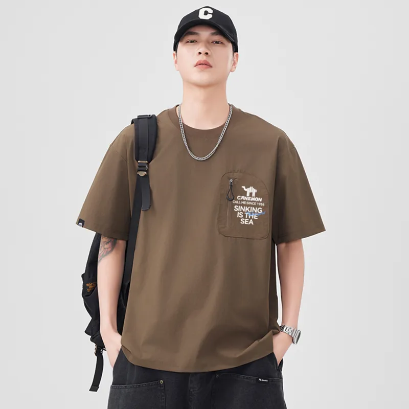 Pilot the camel T Shirts Men-4