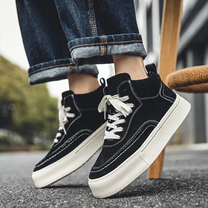 Year By Year Slip Resistant High Top Skateboard Shoes Men's-13