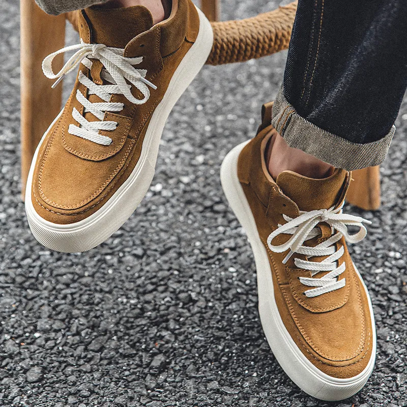 Year By Year Slip Resistant High Top Skateboard Shoes Men's-7