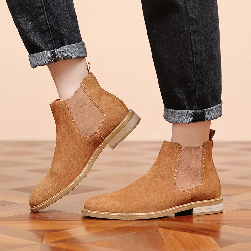 Year By Year Short Chelsea Boots Men's-7