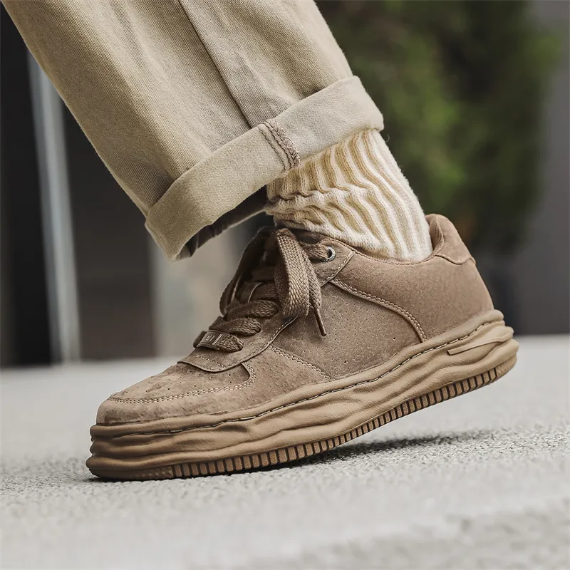 Year By Year Slip Resistant And Breathable Low Top Skateboard Shoes Men's-4
