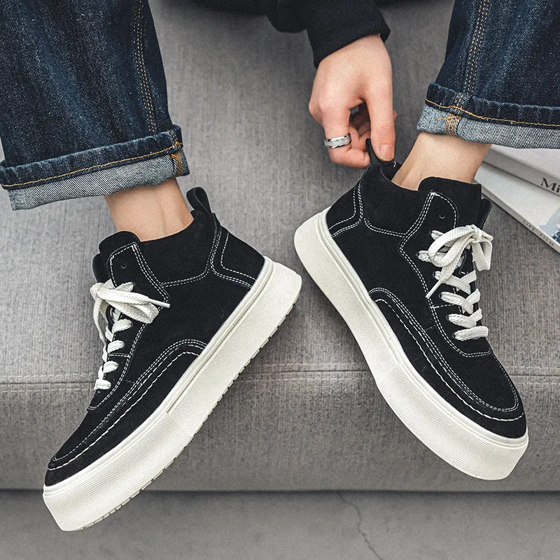Year By Year Slip Resistant High Top Skateboard Shoes Men's-15