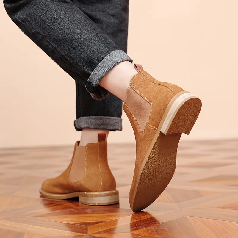 Year By Year Short Chelsea Boots Men's-8