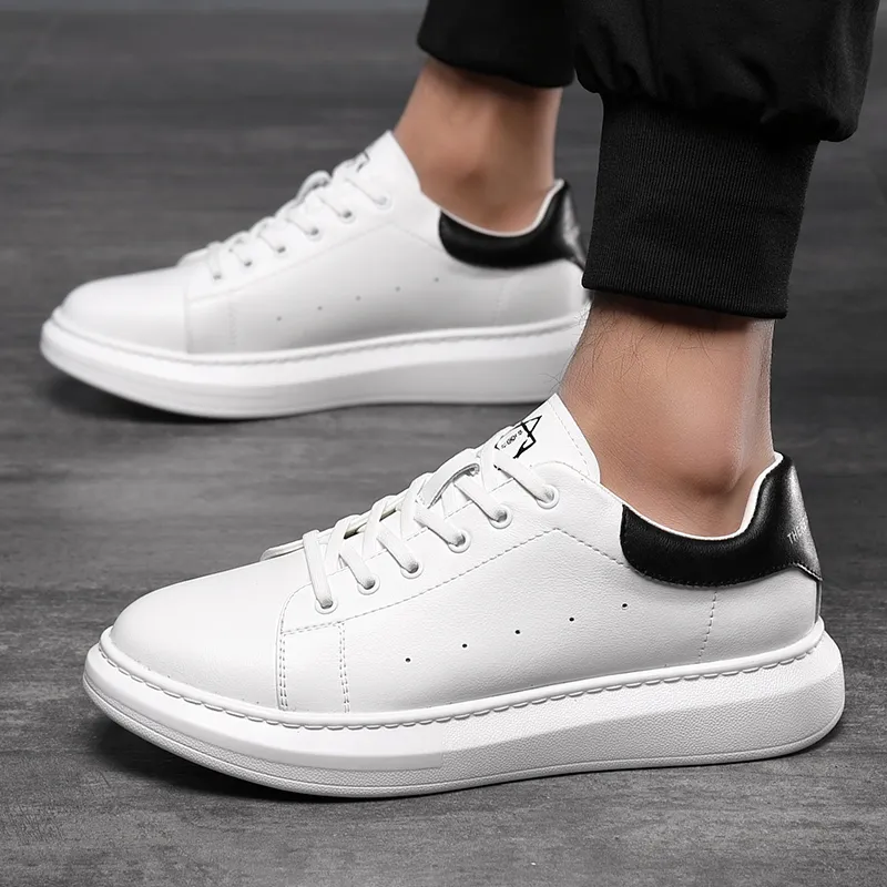 Year By Year Low Top Skateboard Shoes Men's White-13