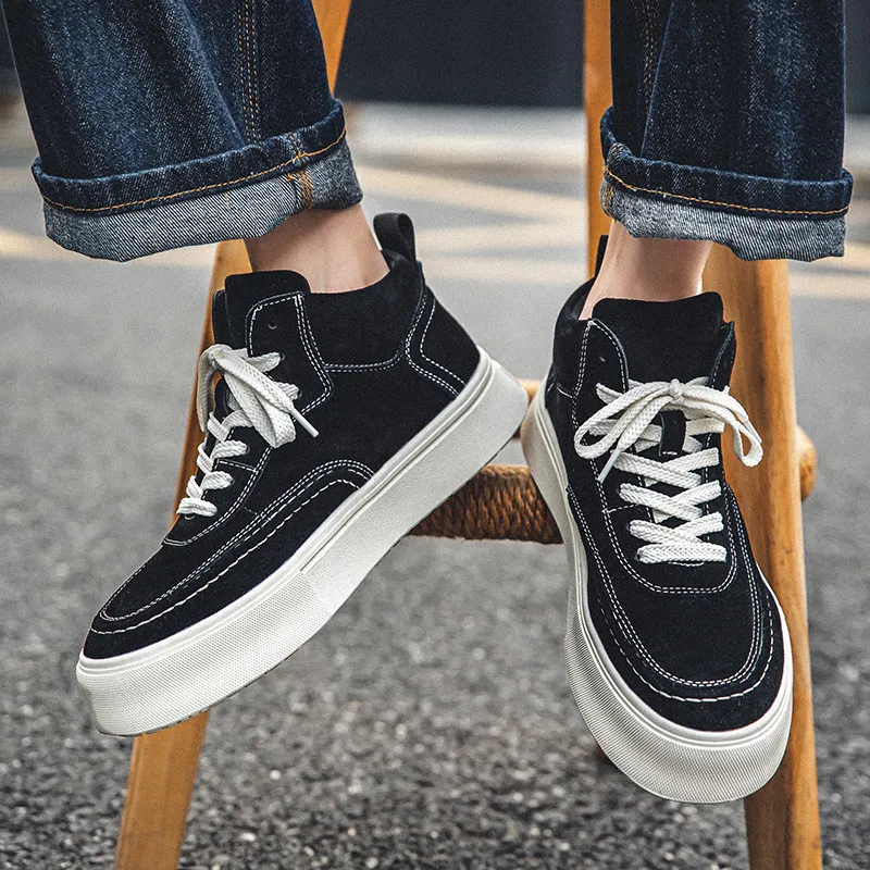 Year By Year Slip Resistant High Top Skateboard Shoes Men's-16