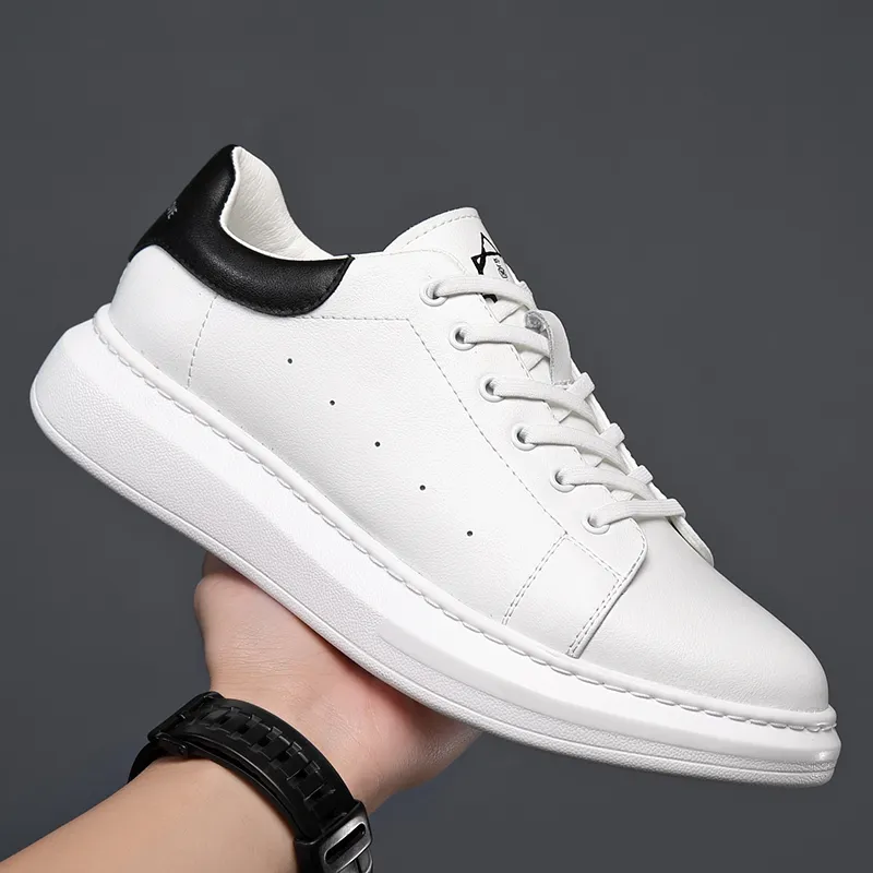 Year By Year Low Top Skateboard Shoes Men's White-4