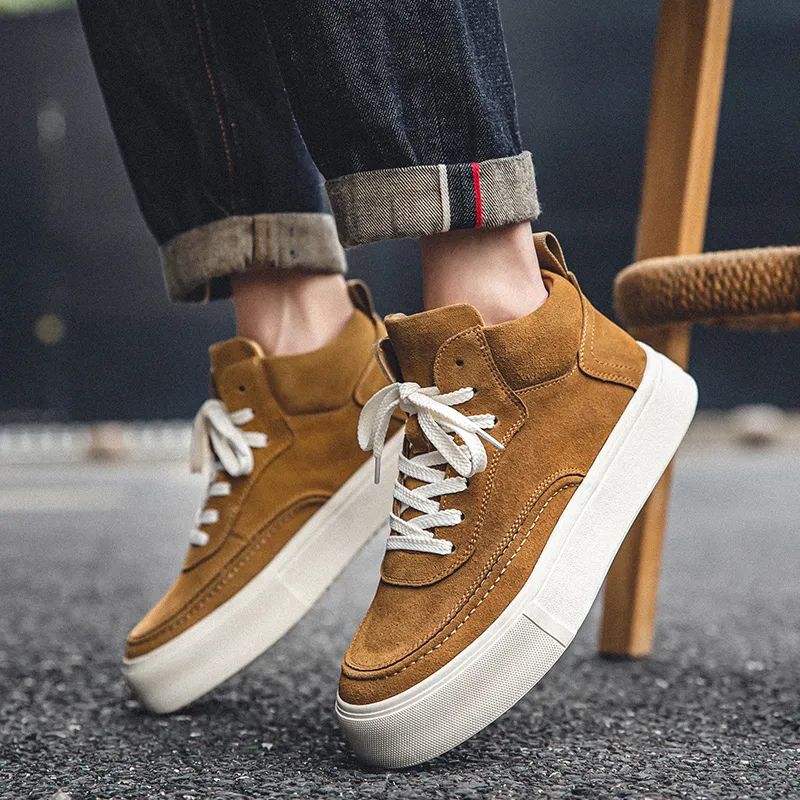 Year By Year Slip Resistant High Top Skateboard Shoes Men's-3