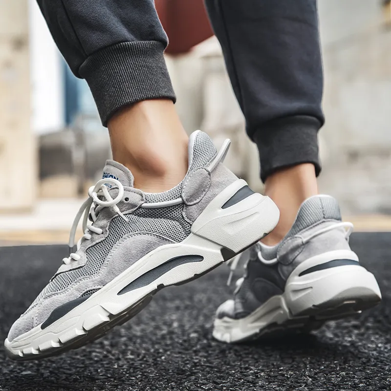 Year By Year Cushioned Slip Resistant Breathable Low Top Casual Shoes Men's-4