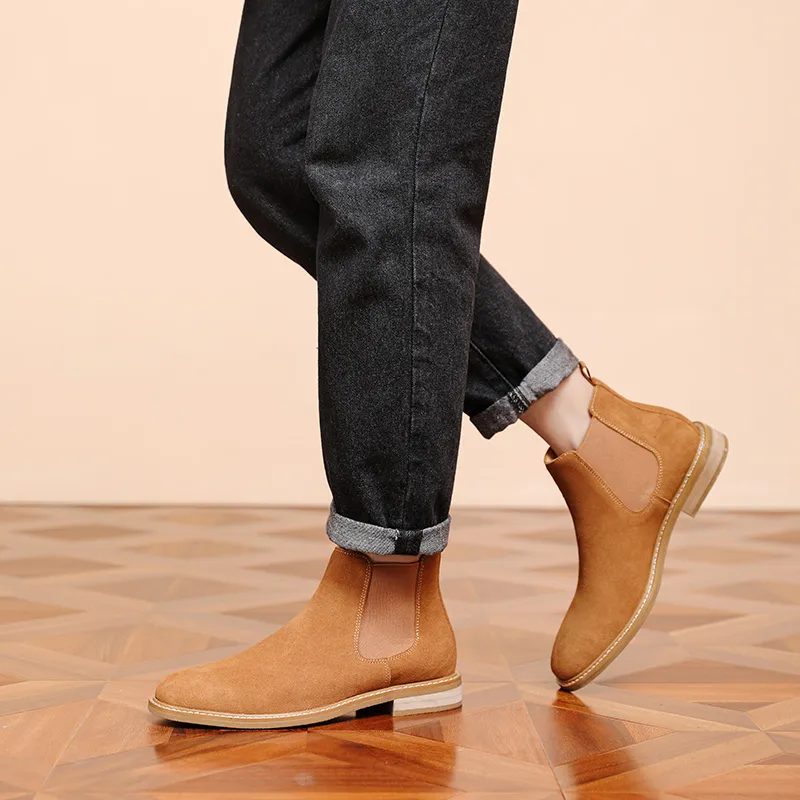 Year By Year Short Chelsea Boots Men's-11
