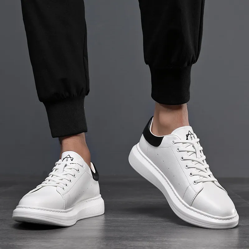 Year By Year Low Top Skateboard Shoes Men's White-9