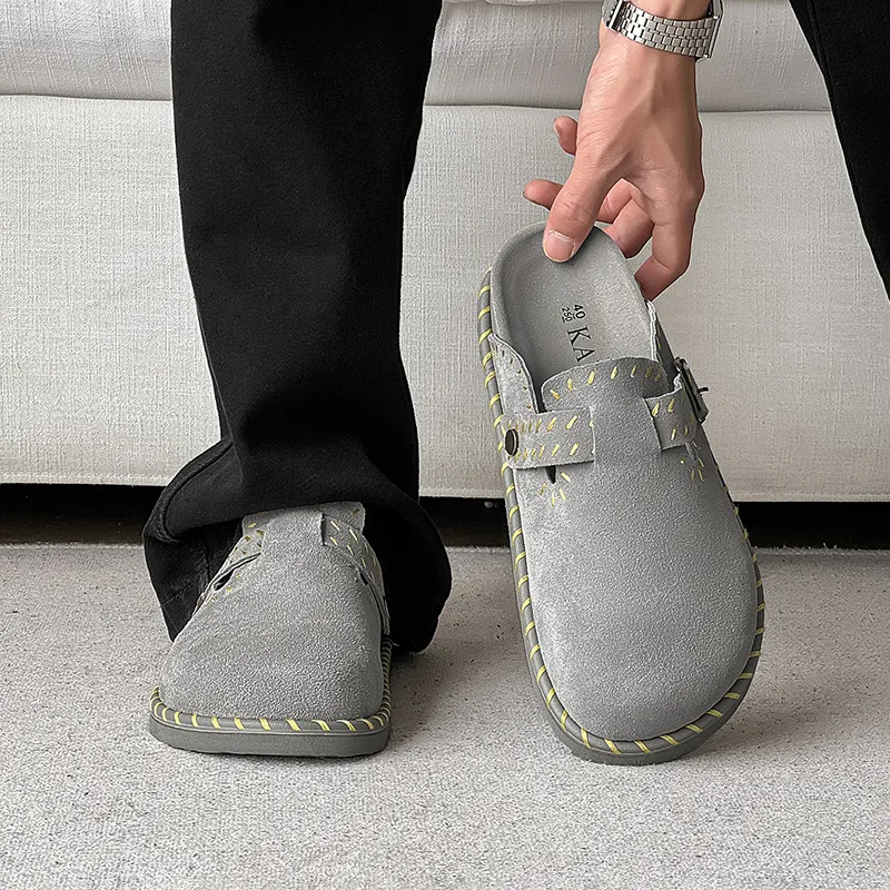 Year By Year Rubber Sole Slip Resistant Closed Toe Slippers Unisex-6