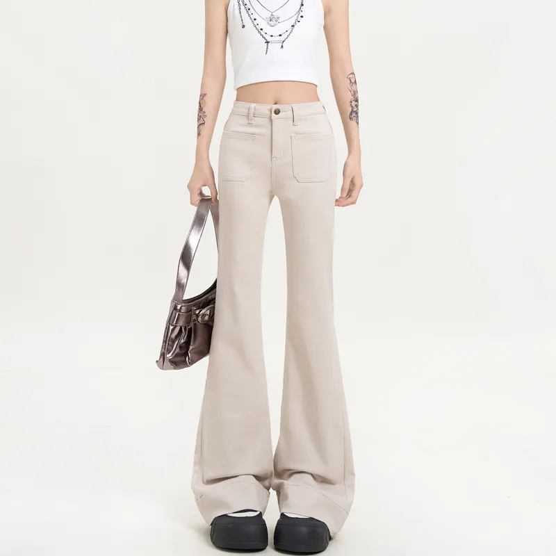 MJB Jeans Women's Beige Apricot-2