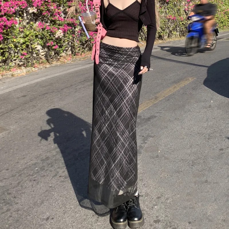MJB Casual Long Skirts Women's Black-2