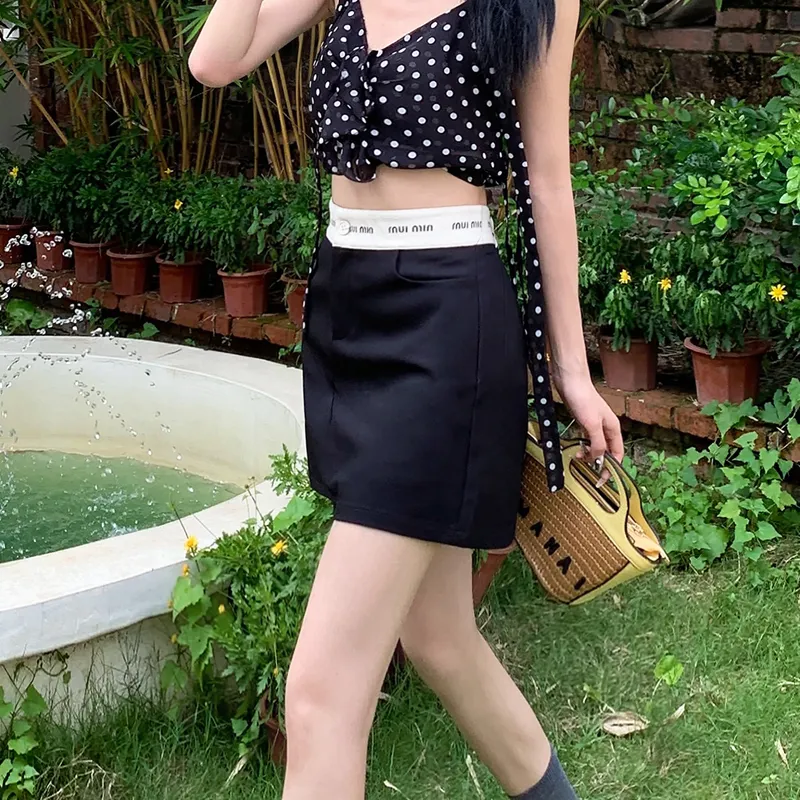MJB Casual Short Skirts Women's Black-4