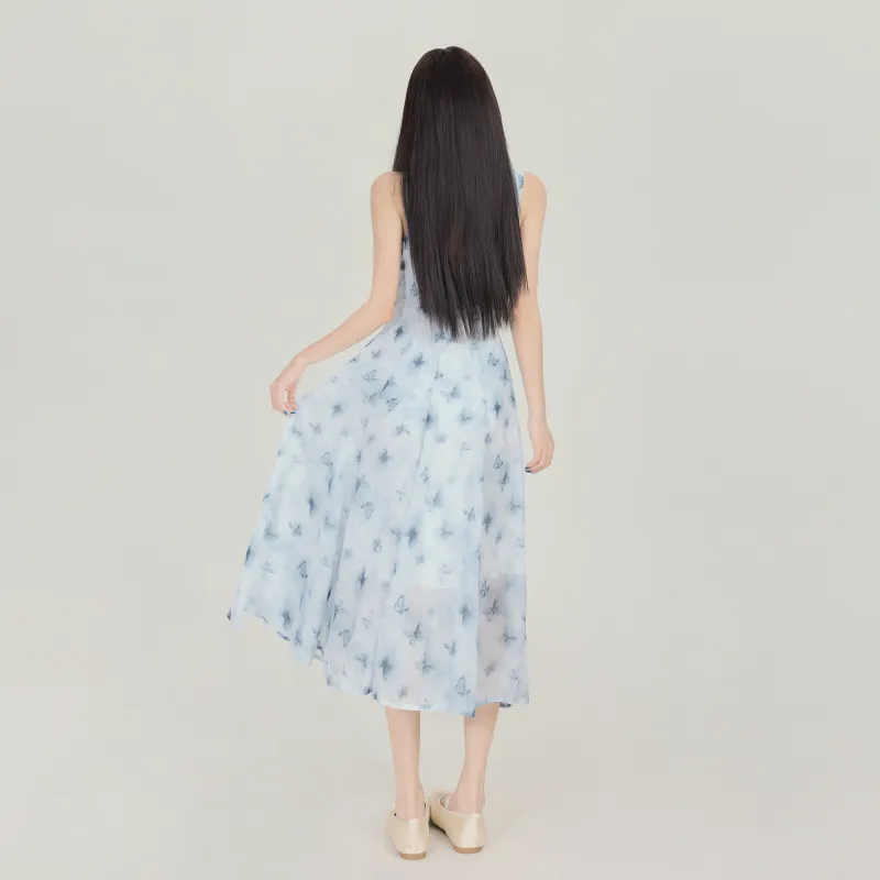 MJB Slip Dresses Women's Lake Blue-4