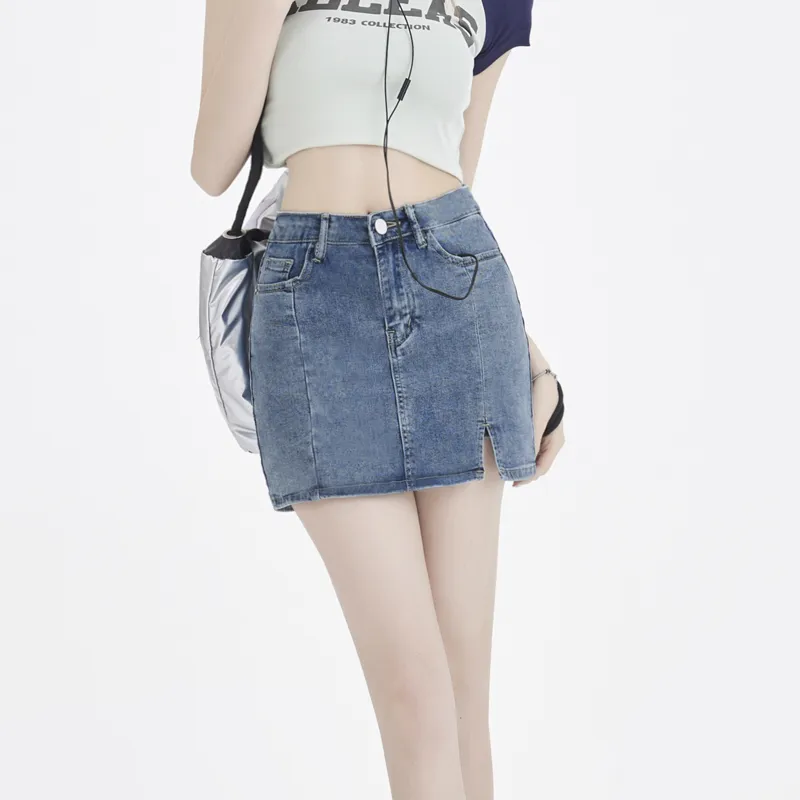MJB Denim Short Skirts Women's Vintage-2
