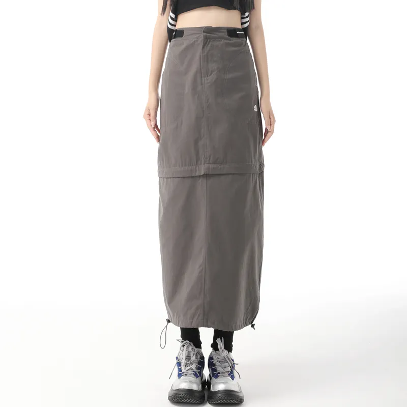 MJB Casual Long Skirts Women's Space Gray-4