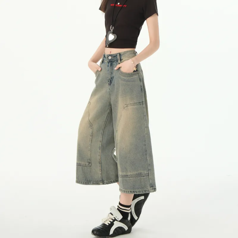 MJB Denim Shorts Women's Nostalgic Blue-5