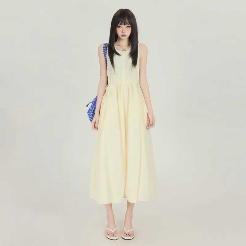 MJB Sleeveless Dresses Women's Yellow-2