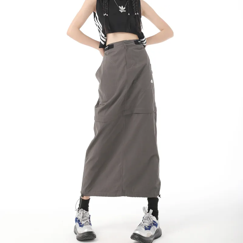 MJB Casual Long Skirts Women's Space Gray-2