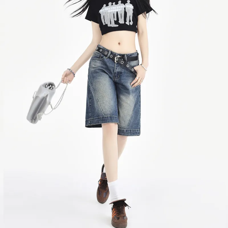 MJB Denim Shorts Women's Blue-5