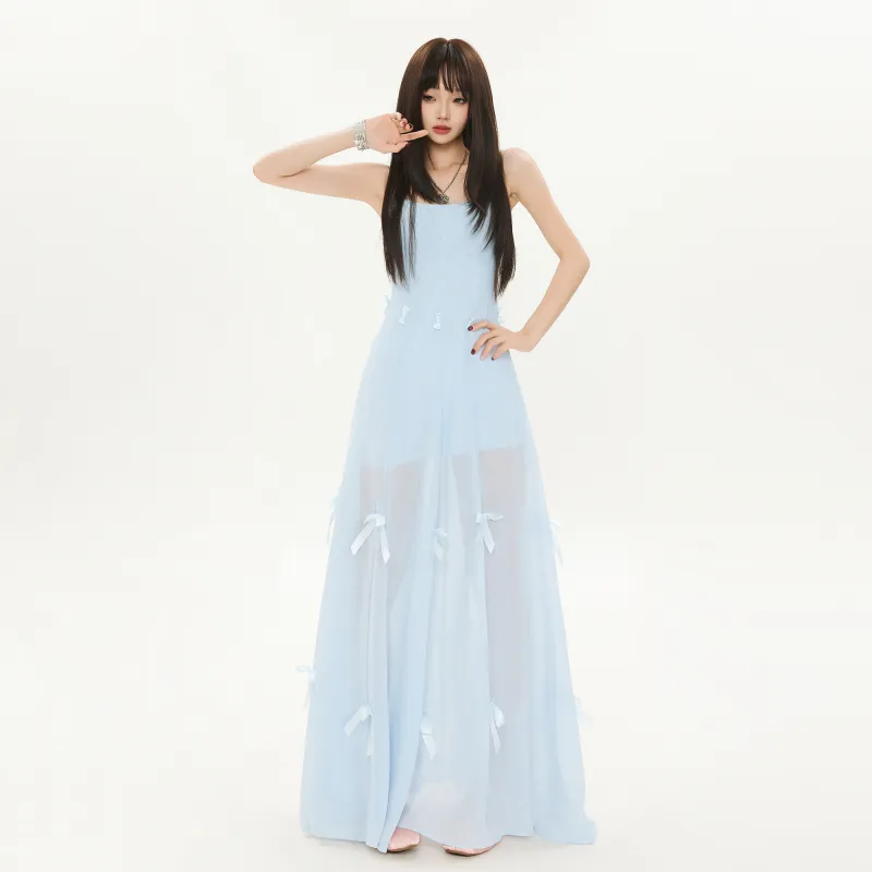 MJB Slip Dresses Women's Nose Blue-2
