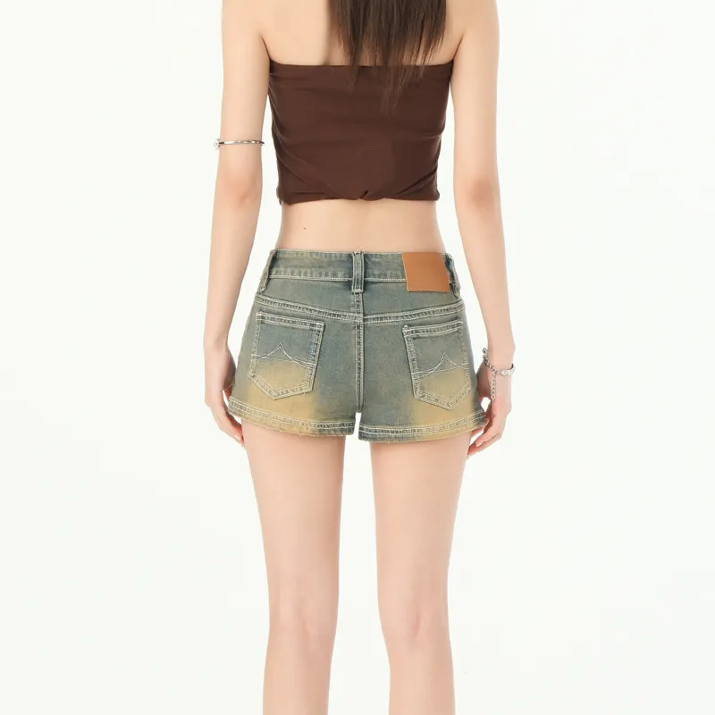 MJB Denim Shorts Women's Nostalgic Blue-4