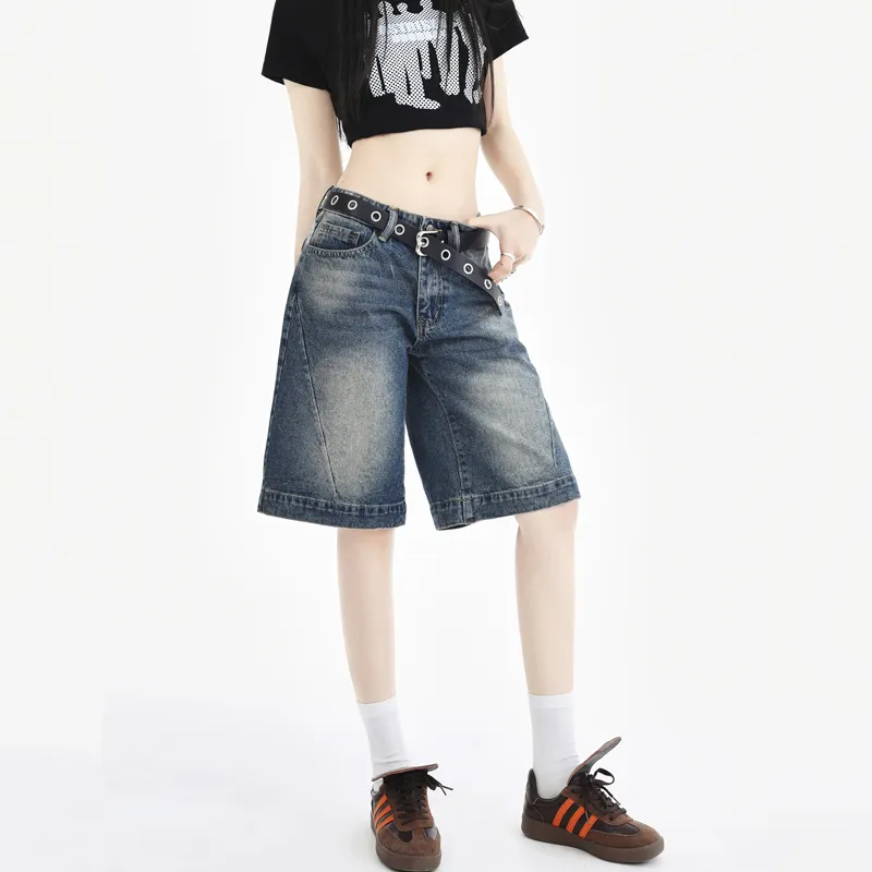 MJB Denim Shorts Women's Blue-3