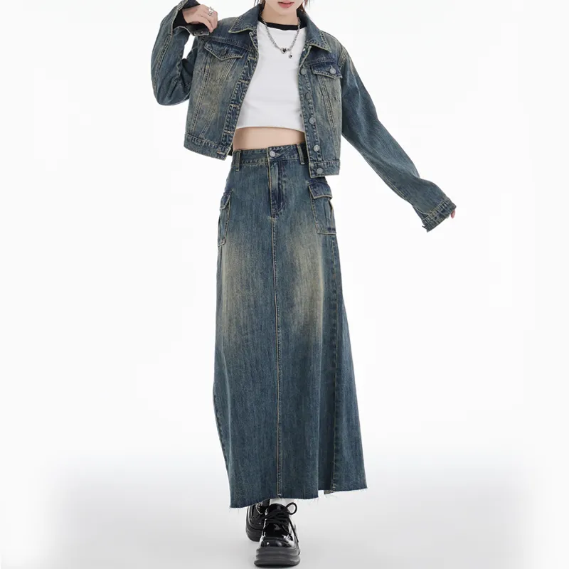MJB Skirt Set Women's Dark Blue-1
