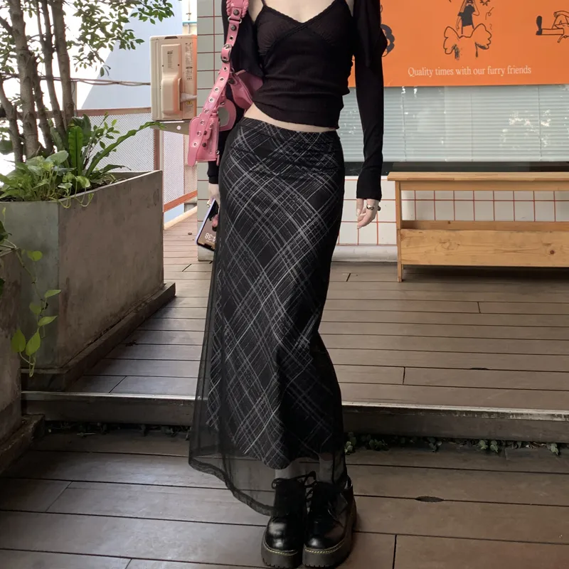 MJB Casual Long Skirts Women's Black-6