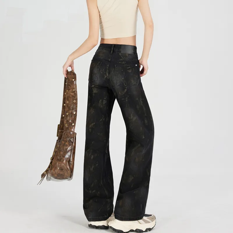 MJB Jeans Women's Dirty Mud Black-4