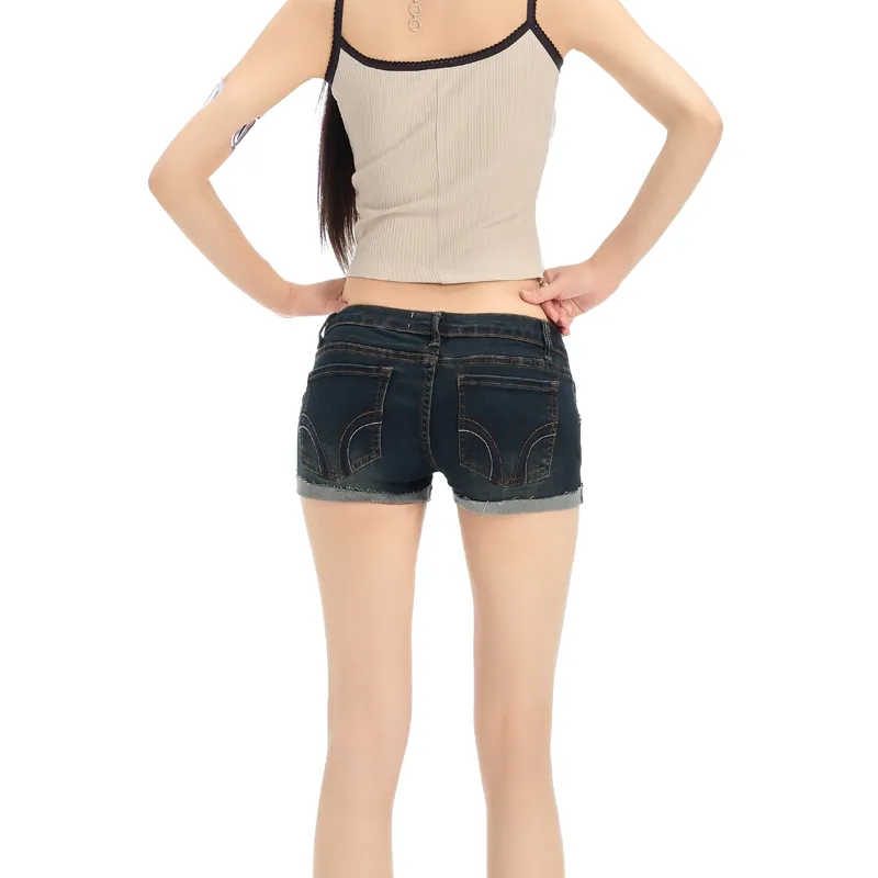MJB Denim Shorts Women's Dark Blue-4