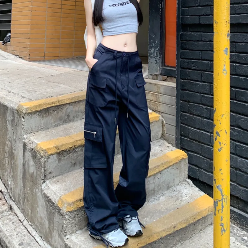MJB Cargo Pants Women's Navy Blue-1