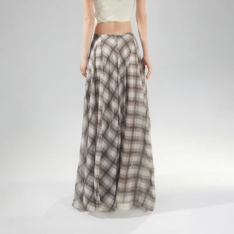 MJB Casual Long Skirts Women's Brown-4
