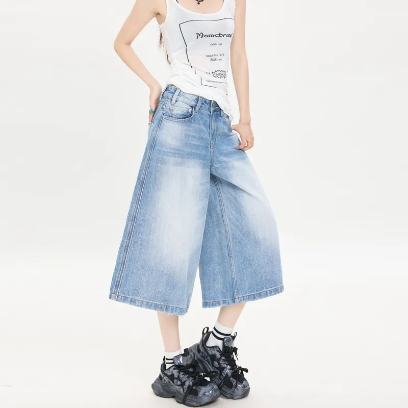MJB Denim Shorts Women's Bamboo Ice Blue-3