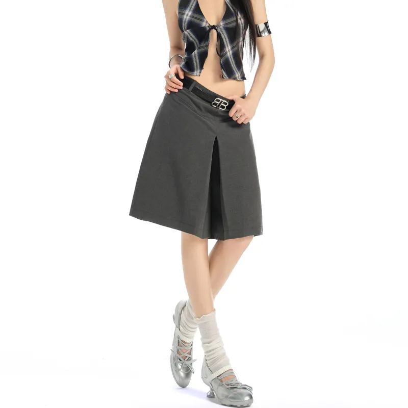 MJB Casual Shorts Women's Gray-3