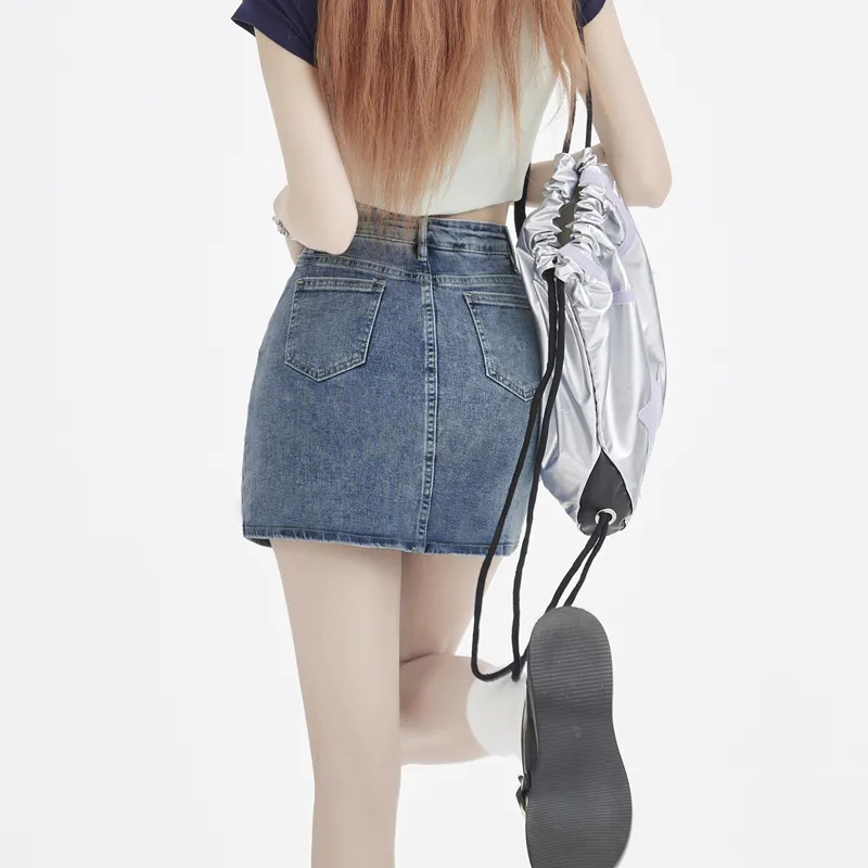 MJB Denim Short Skirts Women's Vintage-3