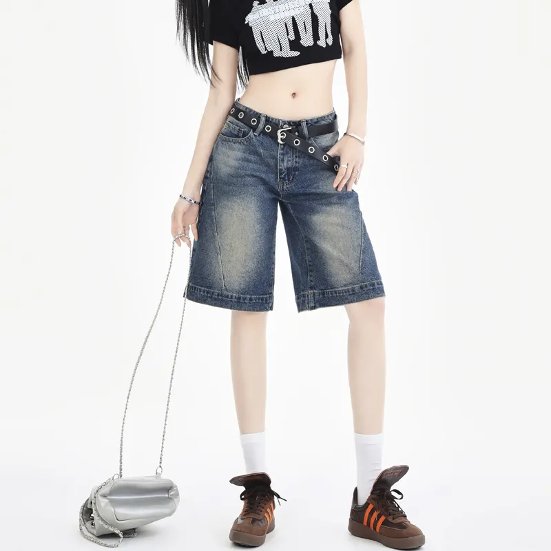 MJB Denim Shorts Women's Blue-6