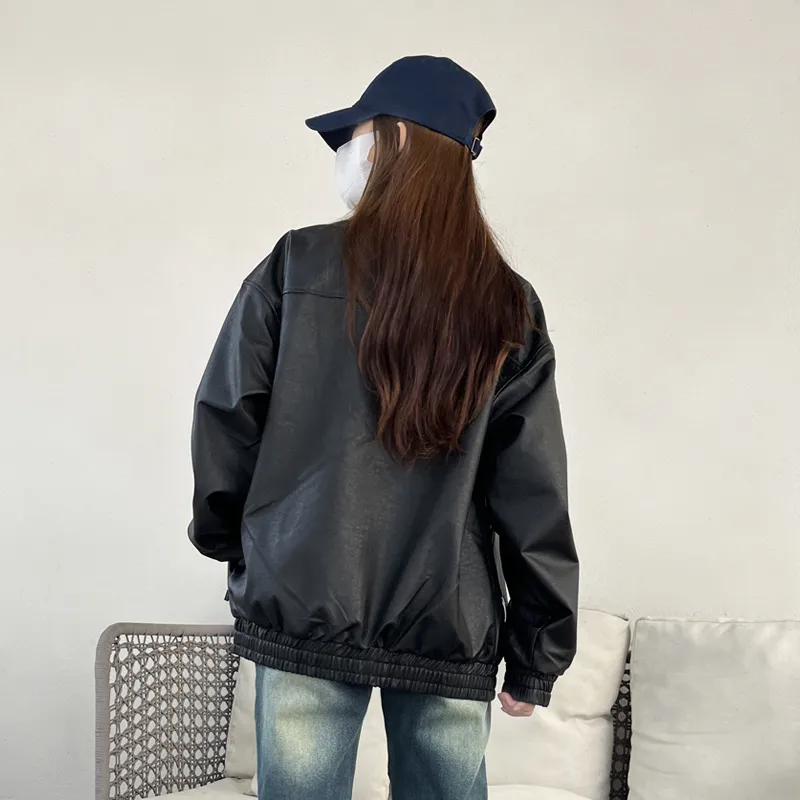 MJB Leather Jacket Women's Black-4