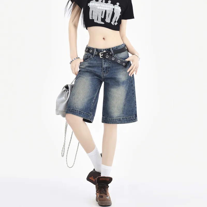 MJB Denim Shorts Women's Blue-2