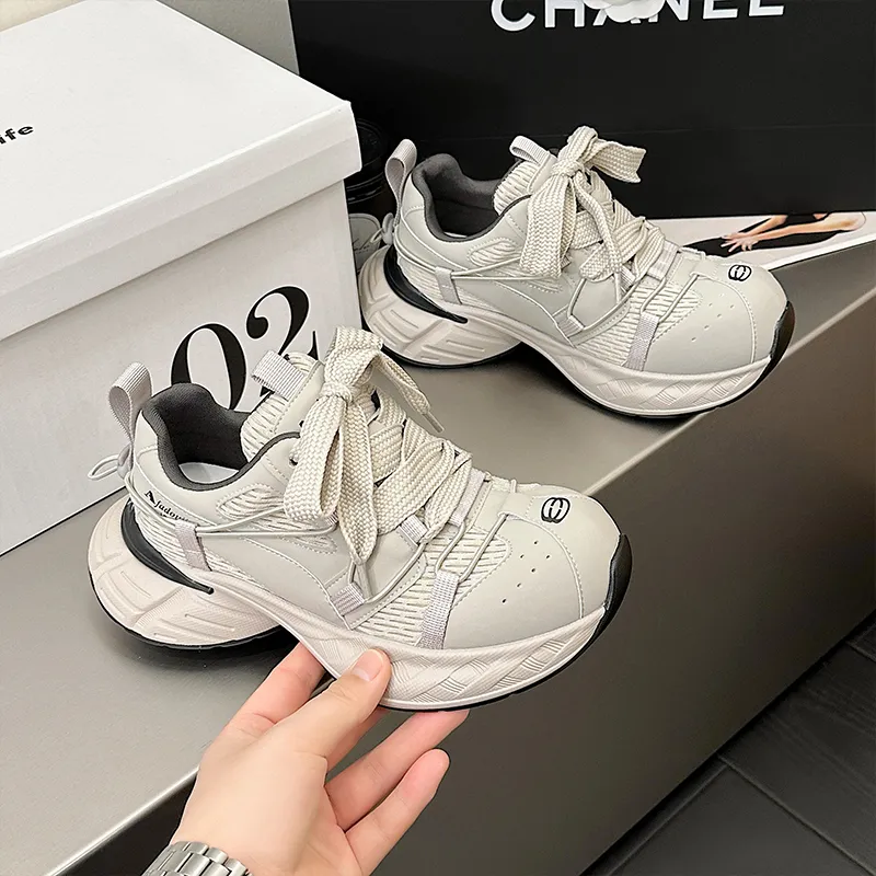 Chibang Lightweight Low Top Chunky Sneakers Women's-4
